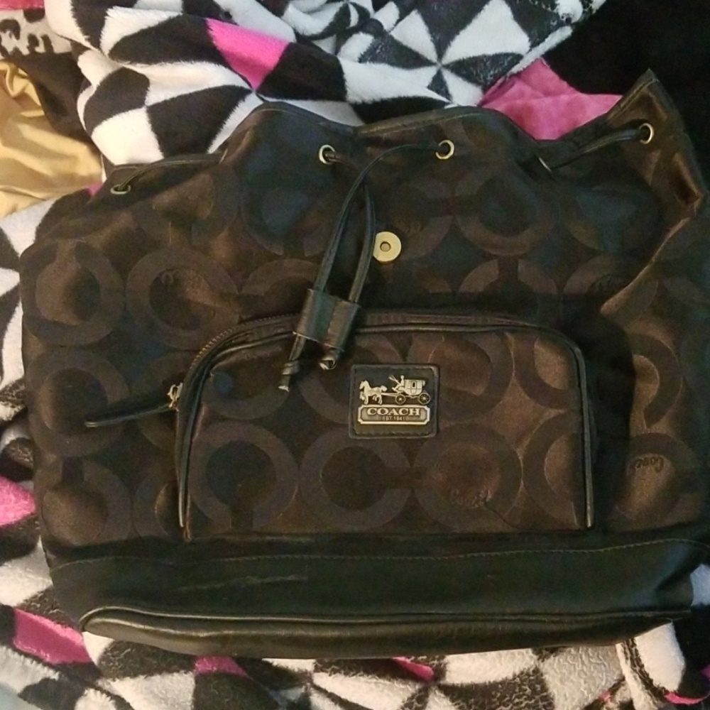 Authentic Coach mini bookbag